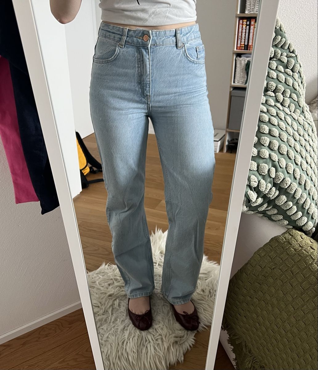 Zara Pantaloni: Hellblaue highwaist Hose – Nuovo (secondo la descrizione) da Frauenfeld venduto da vik_d96k 2