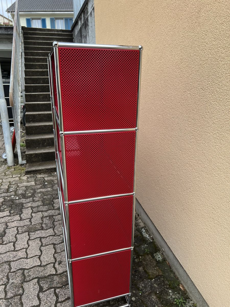 Regale: USM Haller Regal Rot – Gebraucht aus Dietikon von Kumar_Occasionen 1