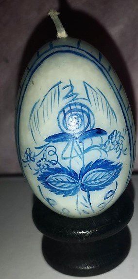 Portacandele: Ostern Kerze mit Sockel Holz – Nuovo (secondo la descrizione) da Lutzenberg venduto da Pinschi01 1
