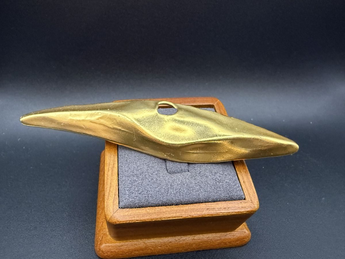 Spille & Fermagli: Elegante Vintage Goldfarbe Brosche - Design – Usato da Lamone venduto da LaCantinaMagica 2