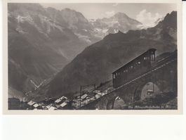 Mürren Allmendhubelbahn ca. 1930