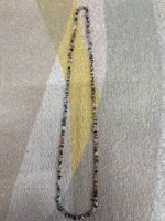 Multicoloured gemstone chip necklace 