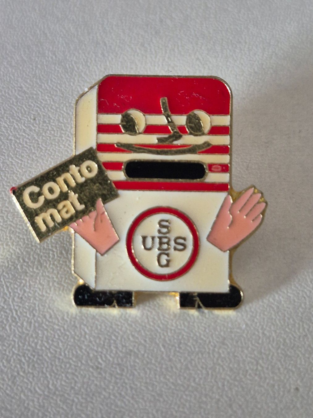 Placchette & Badge: UBS   Contomat   -     Pin – Usato da Niederweningen venduto da Obson