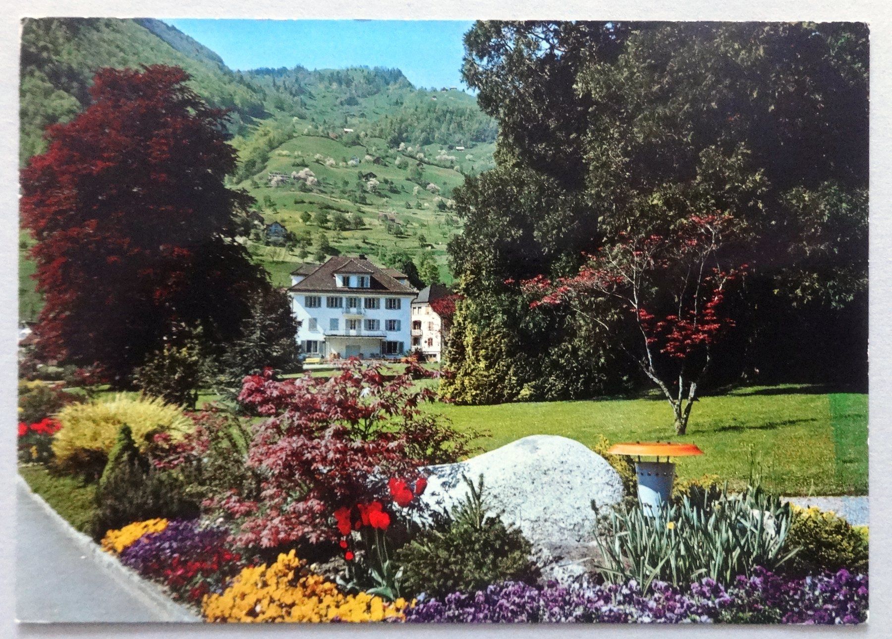 Cartoline postali: Gersau, Kurparkanlage mit Rathaus – Difettoso da Fétigny venduto da Billy2miny