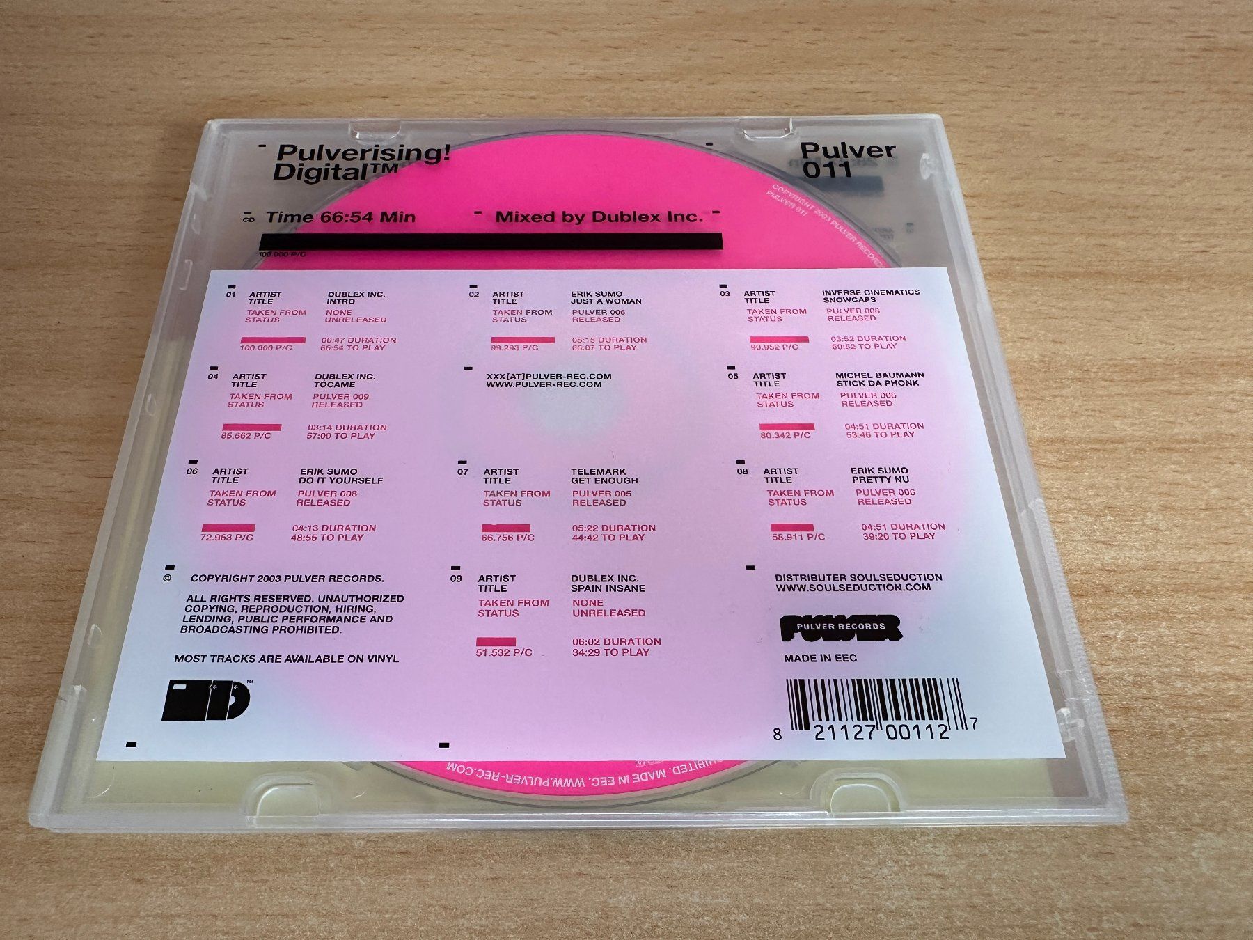CD: Various – Pulverising! Digital – Usato da Rikon im Tösstal venduto da Alpenmutz