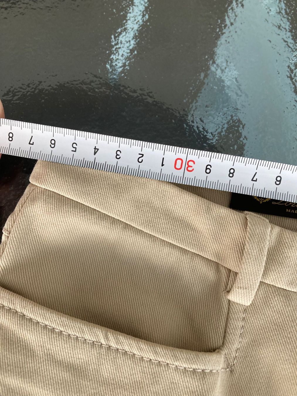 Loro Piana Pantaloni: Wunderbare Loro Piana Sommerhose, IT40, Baumwolle, sand hell – Usato da Zürich venduto da elegantissima 8