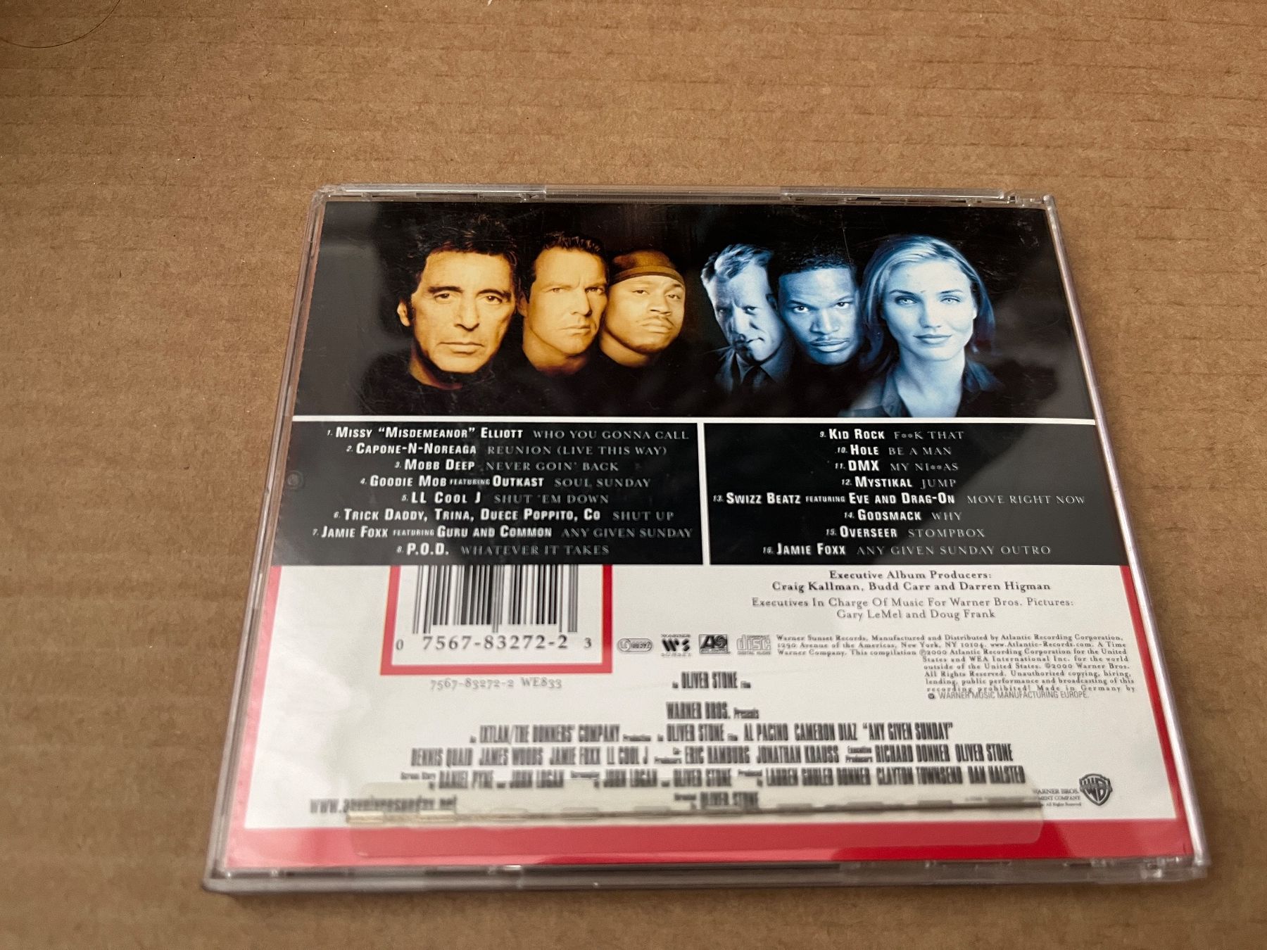 CD: Any Given Sunday Soundtrack CD – Usato da Sierre venduto da black.box 1