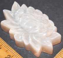 Deko Heilstein L-4906 – Mondstein Lotus Blume 3,7x2,4cm