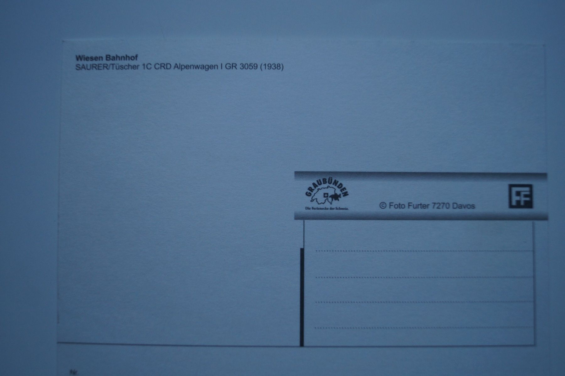 Cartoline postali: Wiesen - Davos – Usato da Scheid venduto da dirauls 1