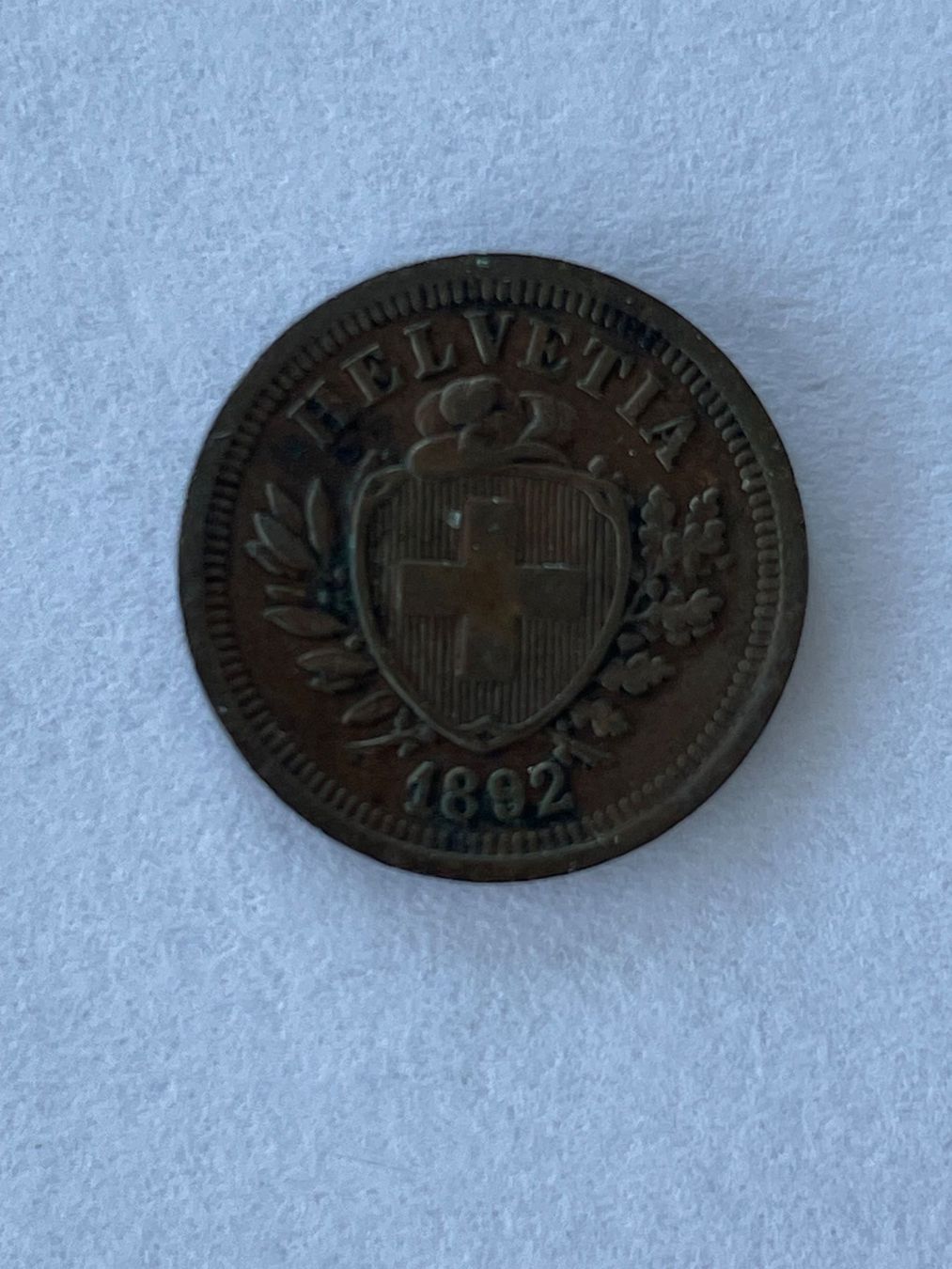 Tutti le monete: 1 Rappen 1892 Münze – Usato da Klingnau venduto da Quasimondo 1