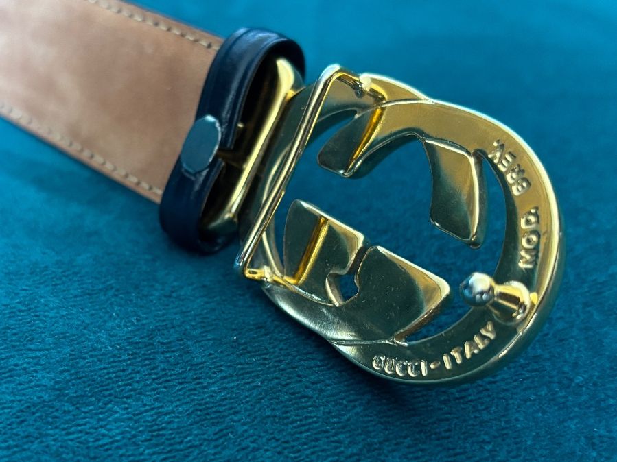 Gucci Cinture: Gucci GG Reversible Interlocking Gurt I Gold Doppelschnalle – Usato da Lengnau BE venduto da 4ConsultingSolutions 7