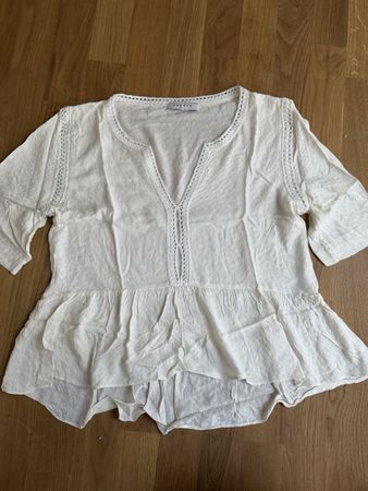 Sandro Bluse weiss Gr. 36 guter Zustand