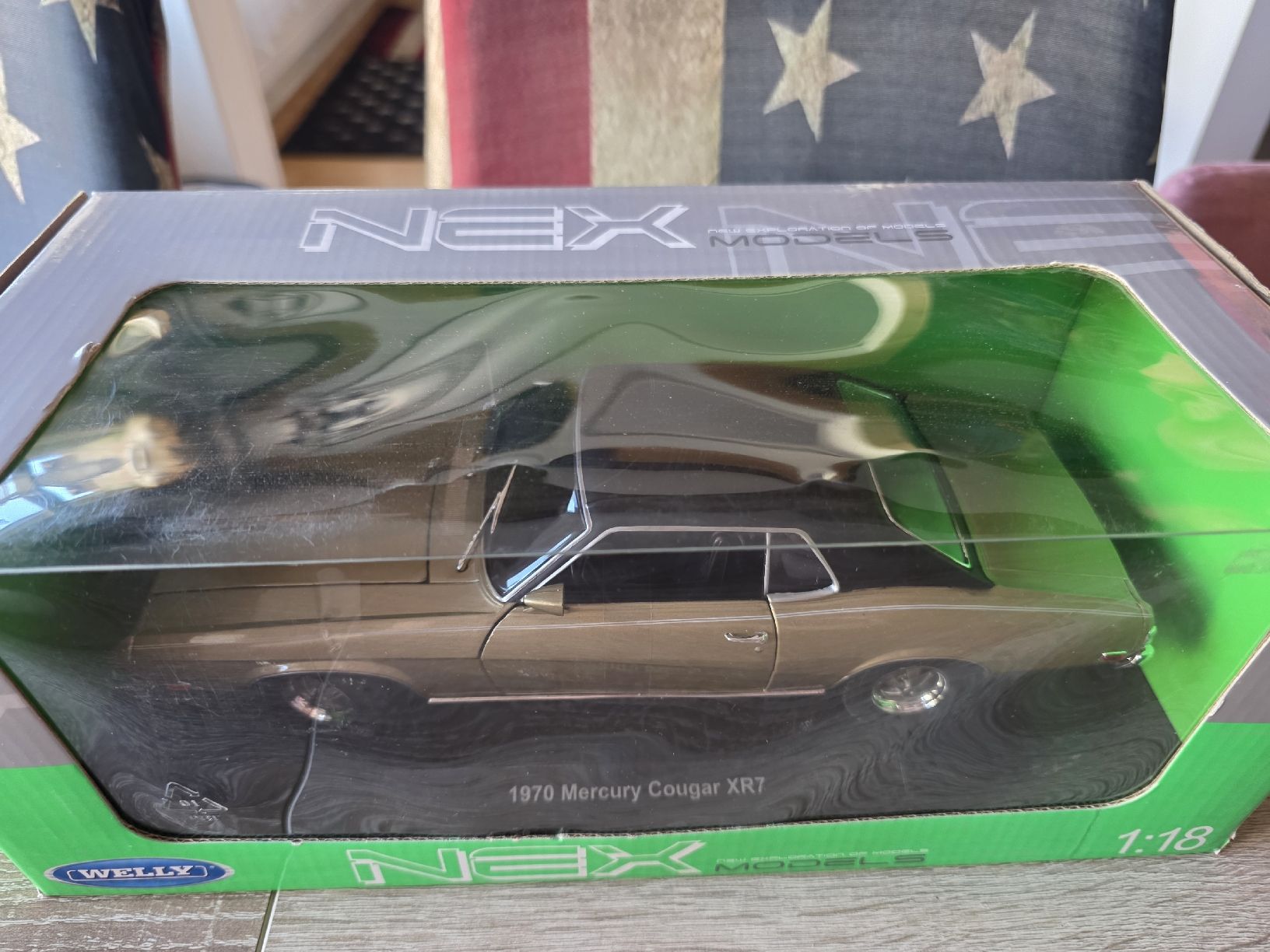 Mercury Modellini d'auto: 70'Mercury Cougar XR7 1:18 – Nuovo e nell'imballaggio originale da Goldingen venduto da Muscle_Cars84 2