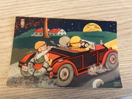 Mondscheinfahrt Fahrzeug 1930 Foto Automobil