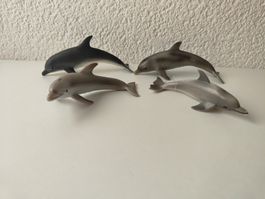 Schleich Delfin Meerestiere Familie Set