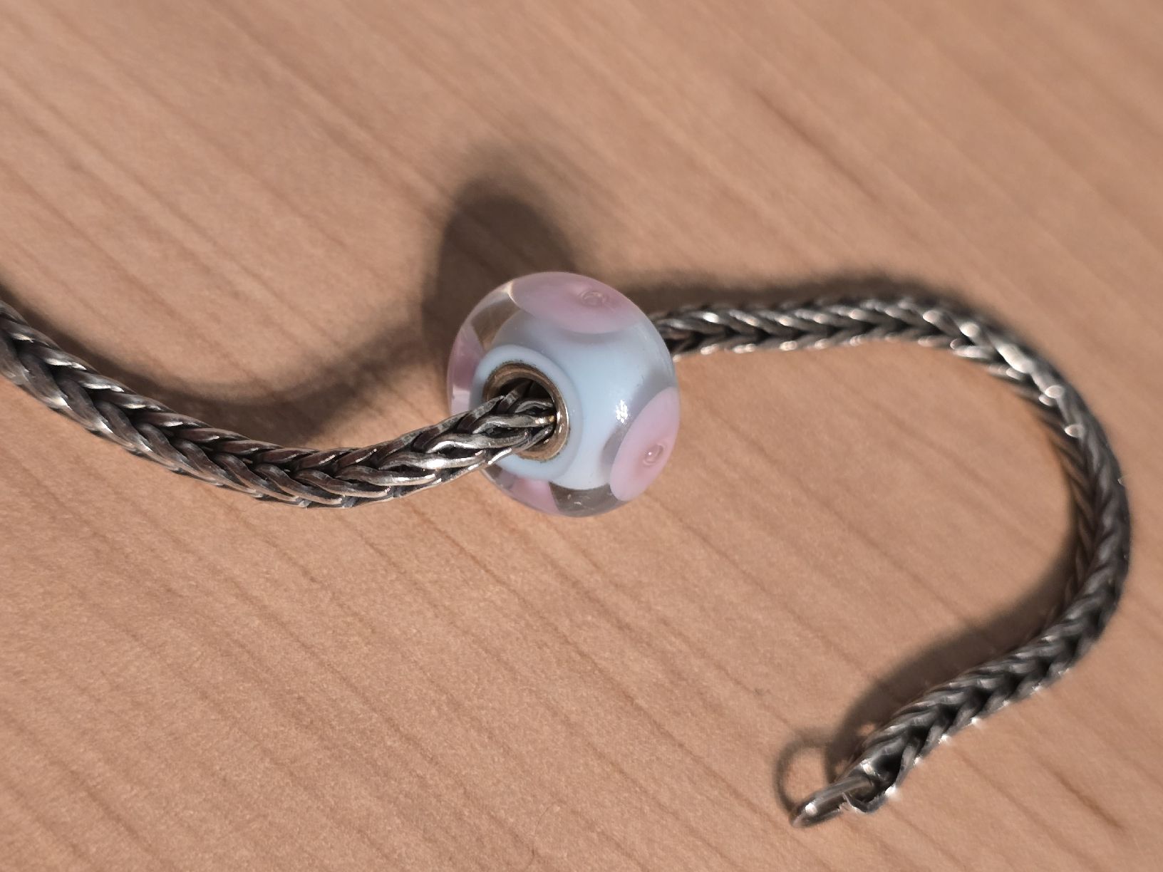 Anhänger: original Glasbead "hellblauer Pastell" von Trollbeads  – Gebraucht aus Flamatt von Tyrael01 3