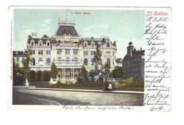 AK Union Bank St.Gallen Litho coloriert Künzli Turbenthal