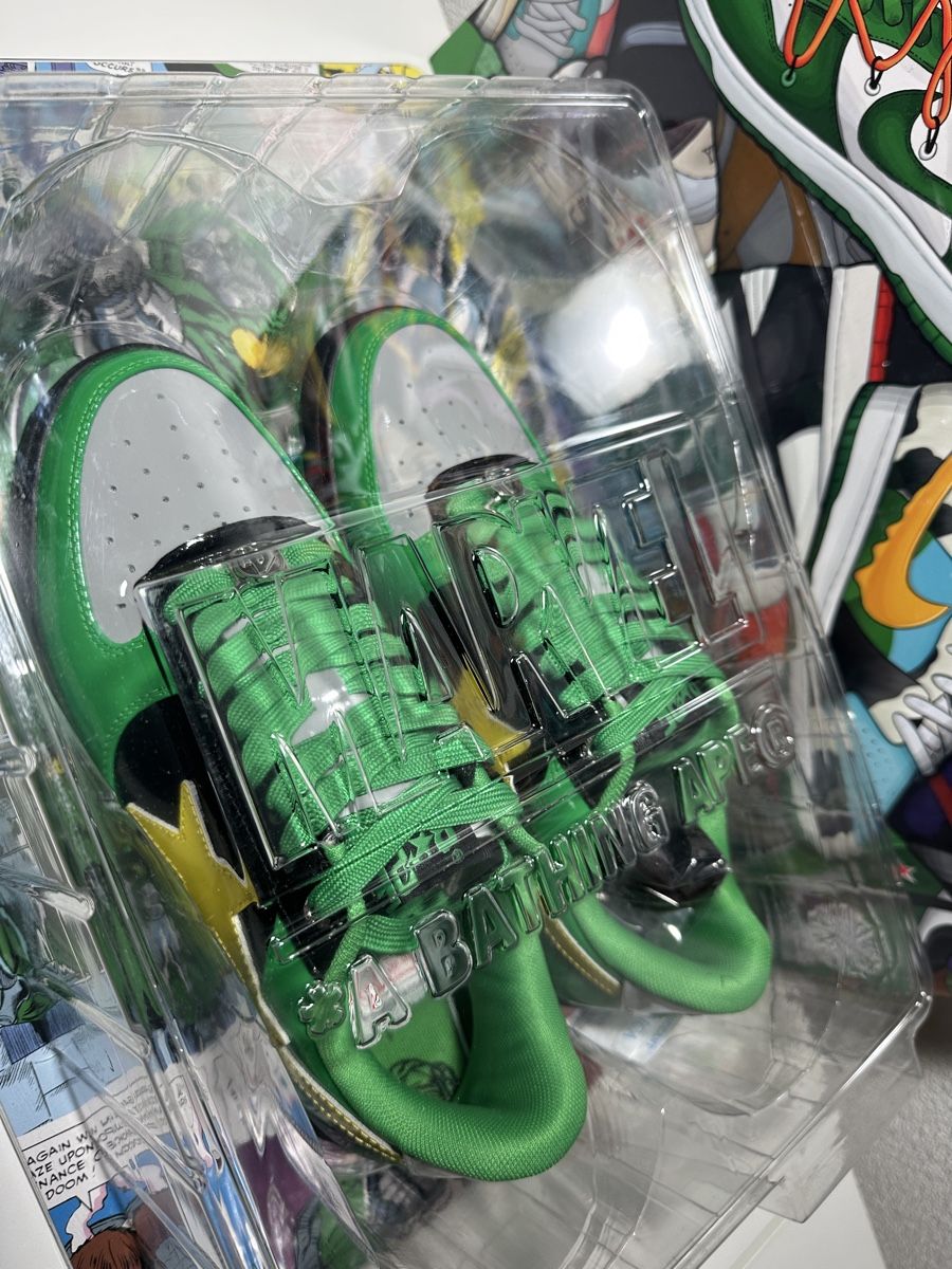 Bape Scarpe da uomo: A Bathing Ape Bape Sta Marvel Dr.Doom Gr.43 – Nuovo e nell'imballaggio originale da Freidorf TG venduto da kickznlacez 6