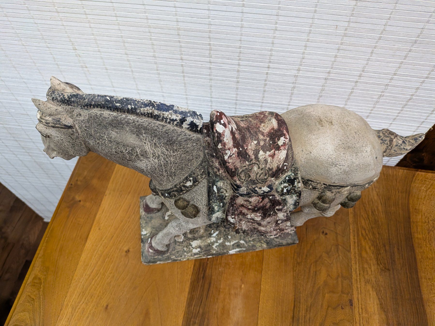Sculture & Statue: Tang Streitross Pferd aus Holz – Usato da Emmen venduto da Brockofsky 5