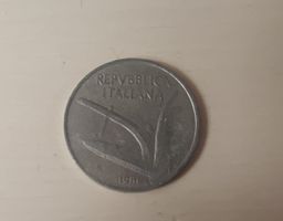 10 Lire 1981 Italienische Münze Repubblica Italiana, selten