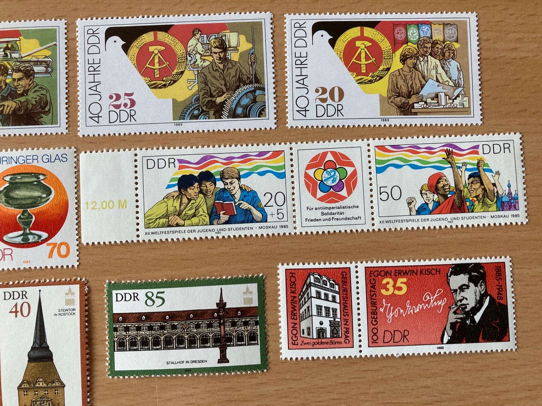 Tutti i francobolli: Briefmarken DDR postfrisch mit Gummi – Nuovo (secondo la descrizione) da Lütisburg venduto da wiesenpippau 3