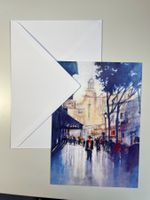 NEU: Aquarell Druck Malerei Poster Grösse A4 mit Umschlag