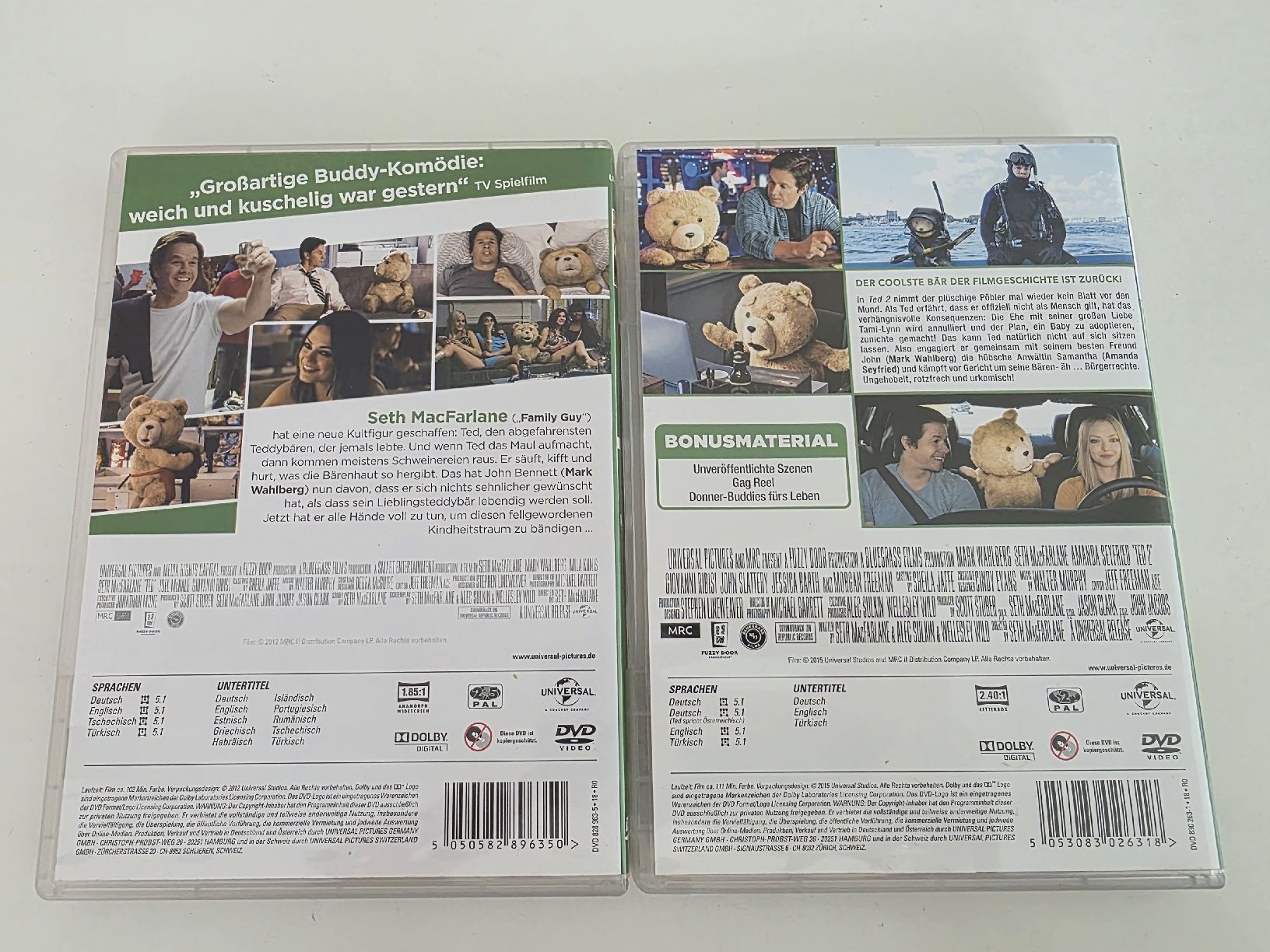 Tutti i DVDs: ted Filme – Usato da Muri AG venduto da ramitravel1 1