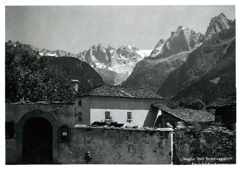 Cartoline postali: Soglio - Dorfteil + 1942 – Usato da Emmenbrücke venduto da teestube