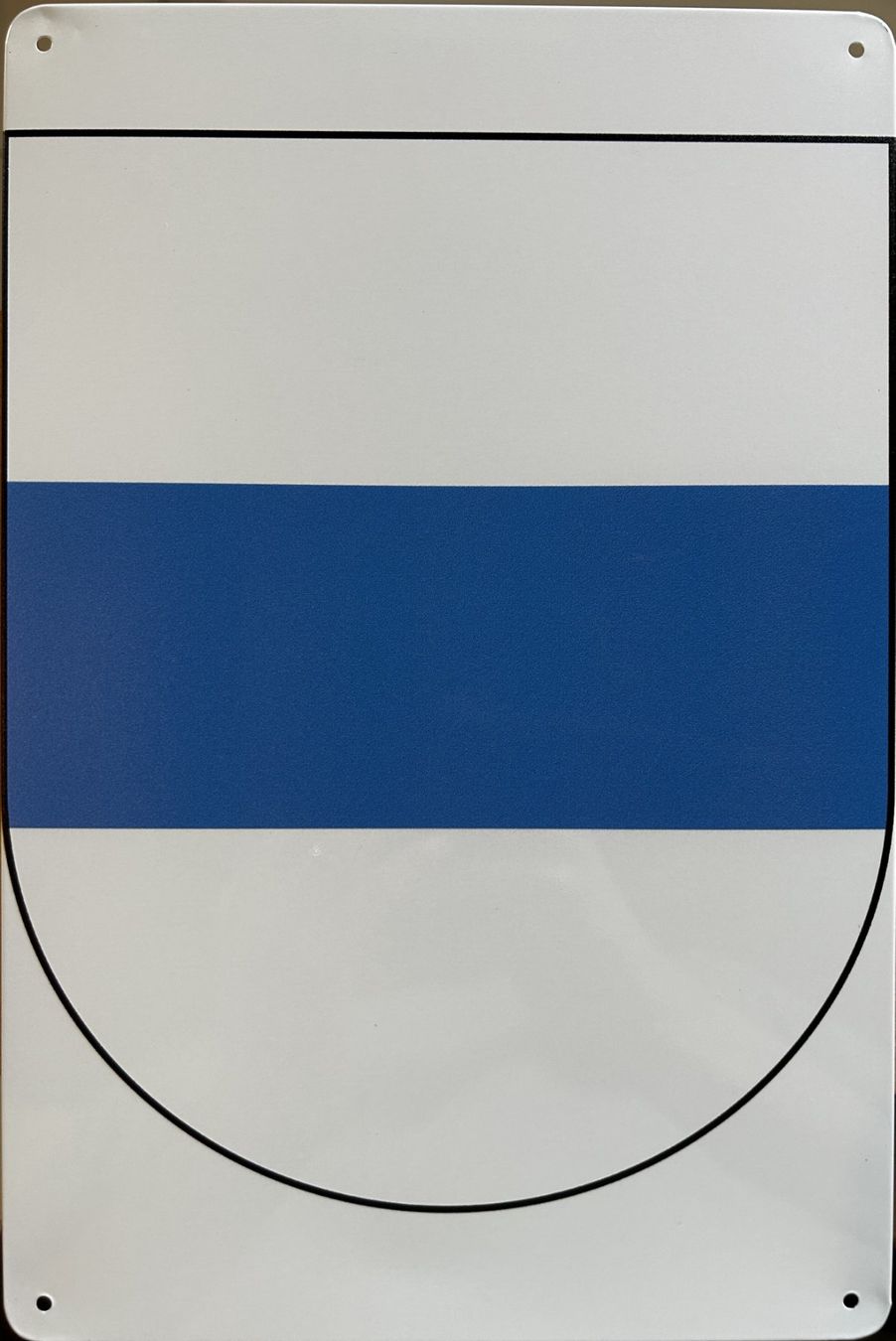 Insegne: Kanton Zug Blechschild Zugersee Baar Steuern Cham Risch – Nuovo e nell'imballaggio originale da Dättlikon venduto da easythings