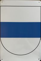 Kanton Zug Blechschild Zugersee Baar Steuern Cham Risch