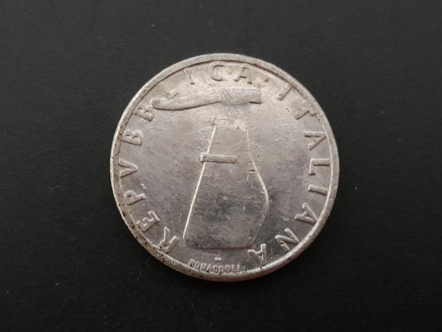 Alle Münzen: 5 Lire 1956, Italien – Gebraucht aus Aarau von Reto_BA_01 1