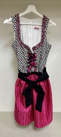 Dirndl Trachtenmoden kariert Pink, Grösse 38 Neuwertig