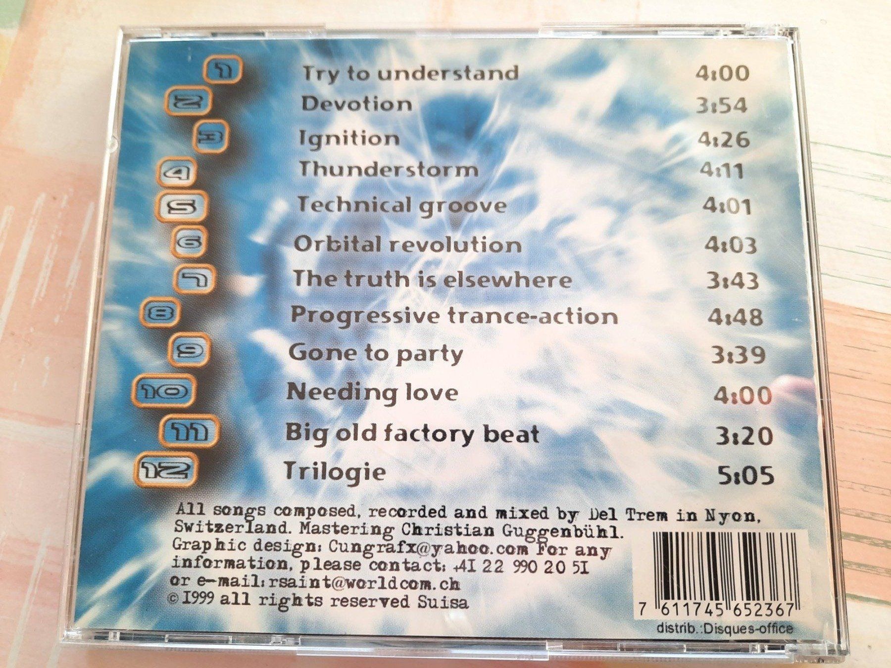 CDs: CD Del Trem . Thunderstrom - Trance Music – Gebraucht aus Pully von bro_n52j 3