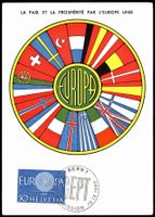 Maximumkarte MK Europa rollendes Rad 374 1960 ET