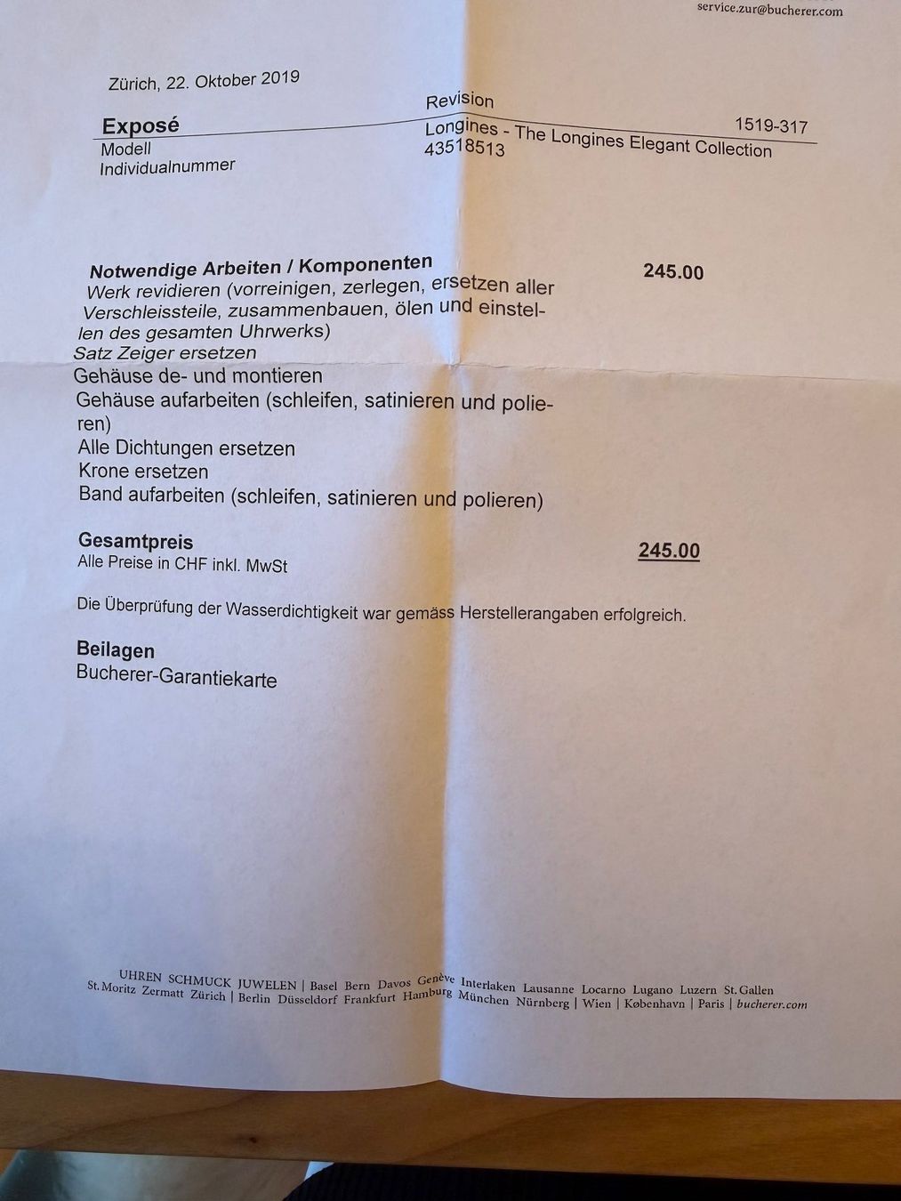 Longines Uhren: Longines Armbanduhr – Gebraucht aus Zürich von laura.zuerich 7