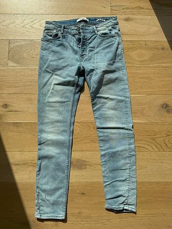 Mango Man Tim Slim Jeans, Hellblau, Grösse EUR 40