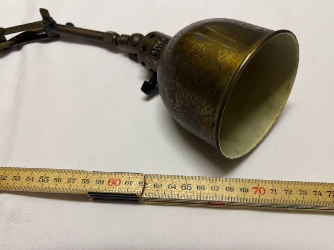 Amba Lampade: Amba Scherenlampe Messing vintage Industrielampe Top! – Usato da Reinach BL venduto da Dahoo 7