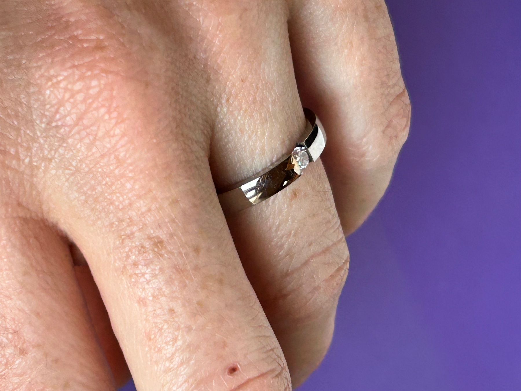 Anelli: Edelstahl Ring klassisch (61) – Nuovo e nell'imballaggio originale da Laufen venduto da Bellavitaboom 1