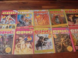 10 EPIC Comic-Kunst für Erwachsene Heft 1 - 5, 8 - 10, 14 +
