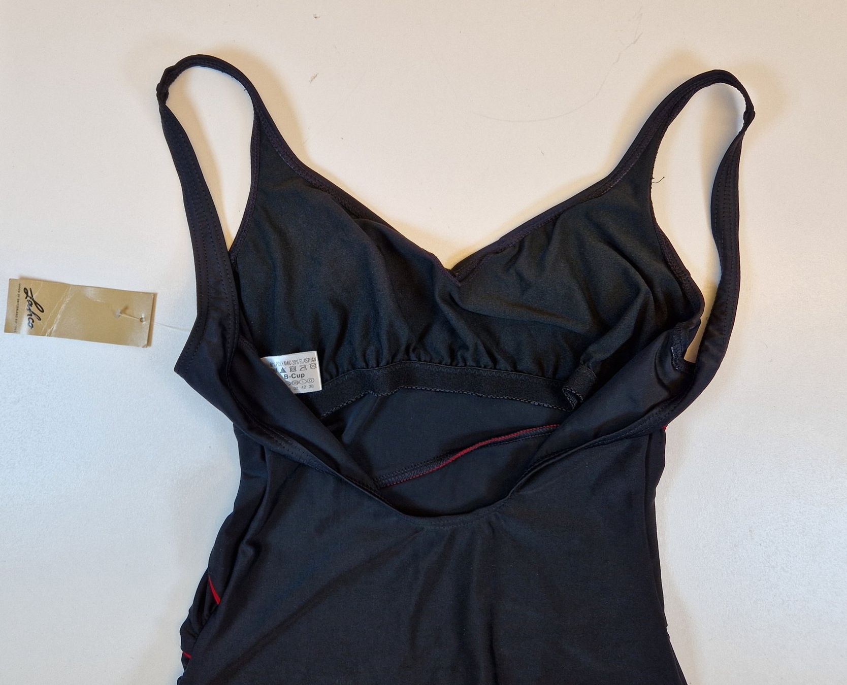 Lahco Costumi da bagno & Bikini: Badehose Damen 38B Lahco Basic Black Red / Rabatt 50% - 70%! – Nuovo e nell'imballaggio originale da Braunau venduto da Brand-Store 8