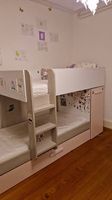 Lit double enfant avec lit supplétoire 
