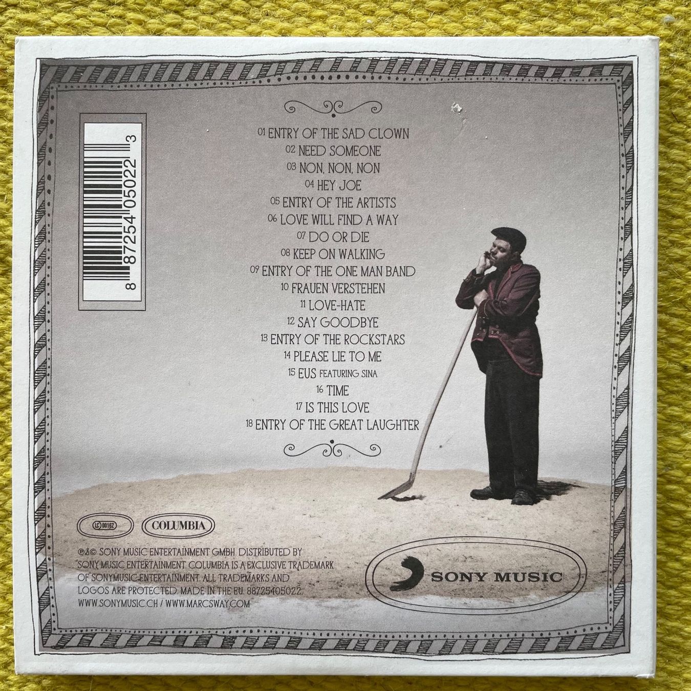 CD: MARC SWAY-SOUL CIRCUS (DIGIPACK) – Usato da Rorschacherberg venduto da CD-Roli 1