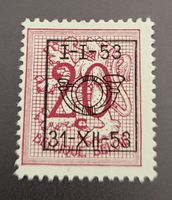 Belgien 1953 alte briefmarke