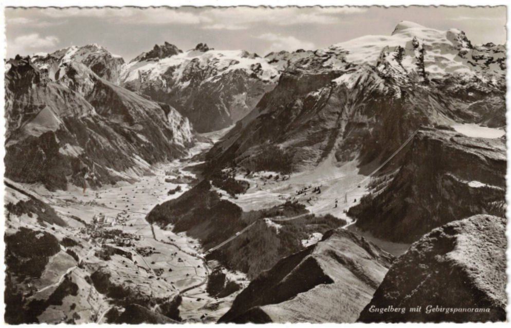 Cartoline postali: Engelberg - Liftplan Variante – Usato da Binningen venduto da Mountainrider