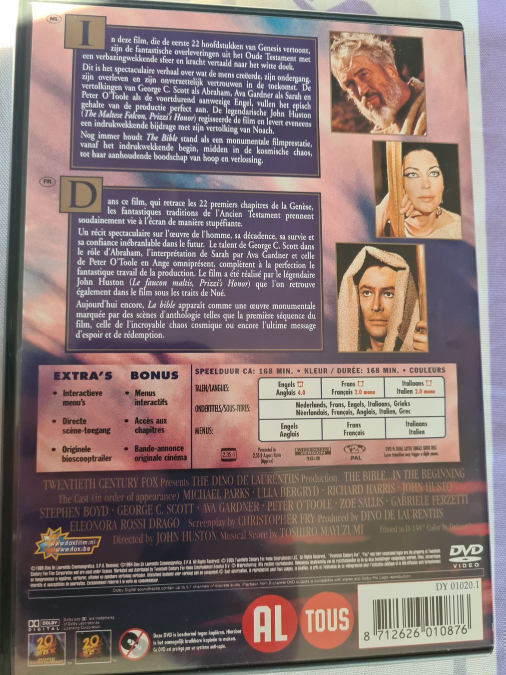 Tutti i DVDs: La bible – Usato da Tavannes venduto da Xeney 1