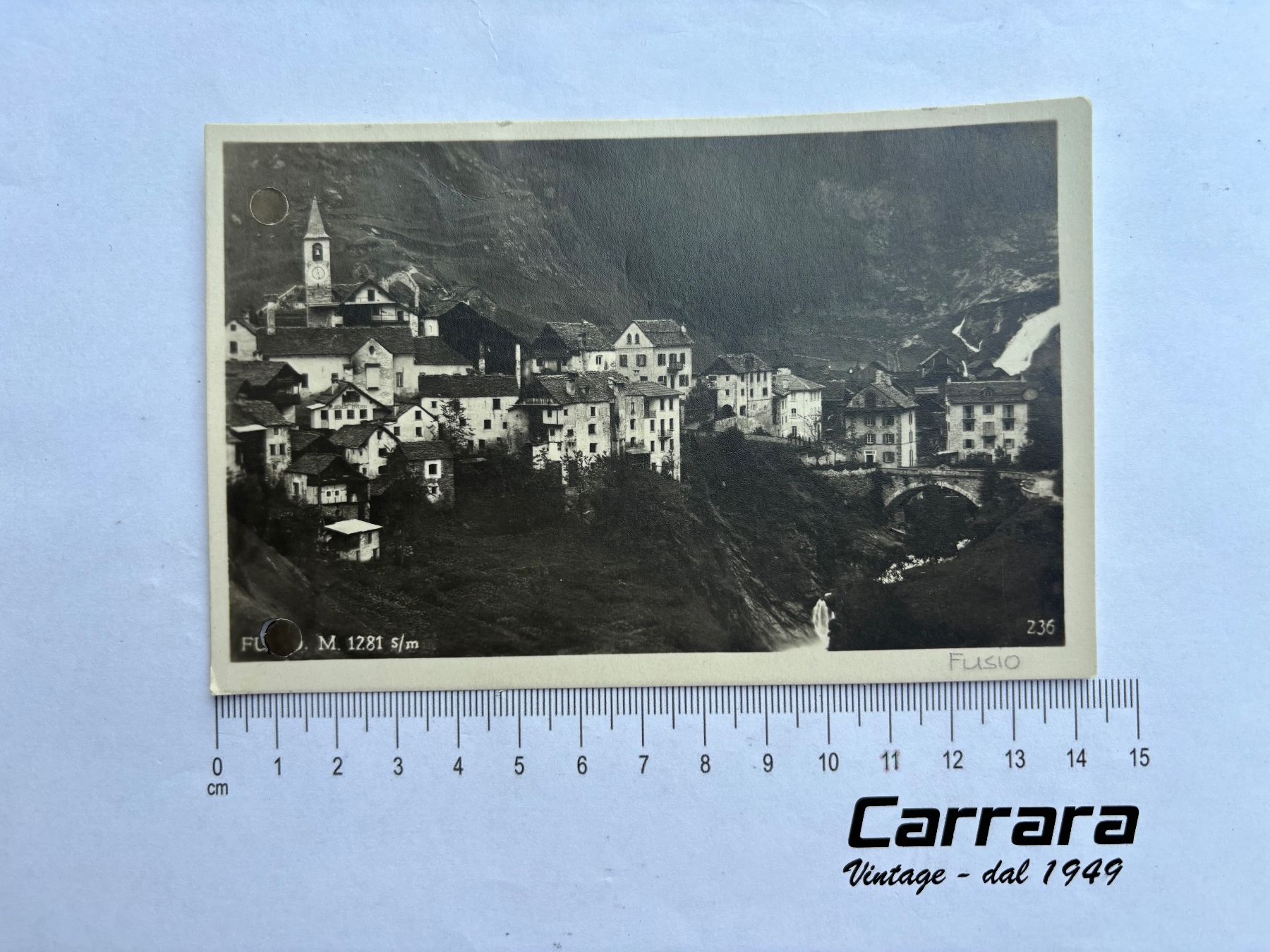 Cartoline postali: Postkarten Ticino Tessin Fusio 1920 – Usato da Chiasso venduto da Carrara-Modellismo