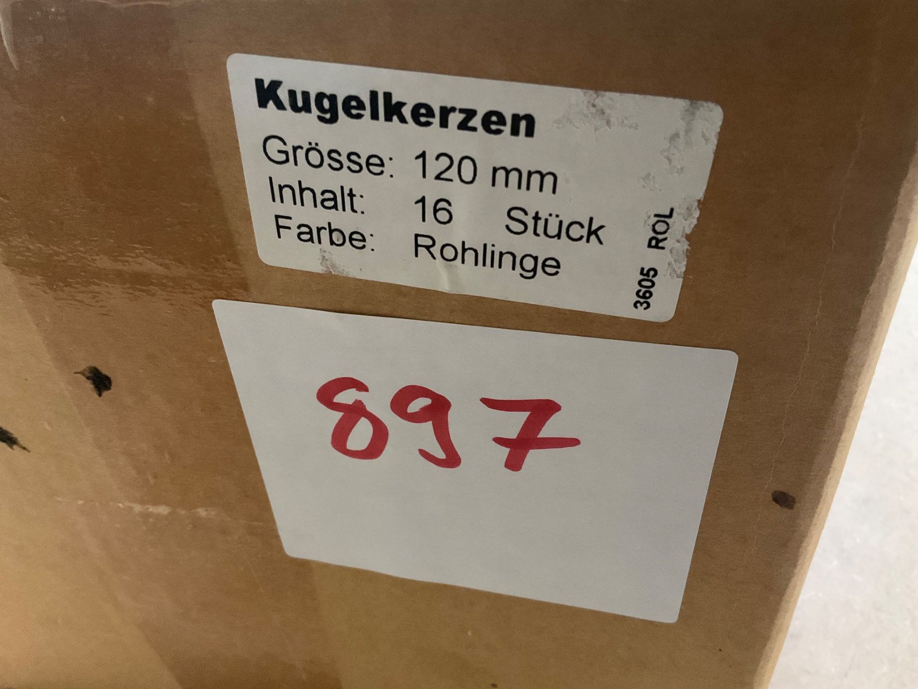 Candele: 897 Posten Kerzen Rohlinge aus Liquidation – Nuovo (secondo la descrizione) da Derendingen venduto da Meisterstuecke 2