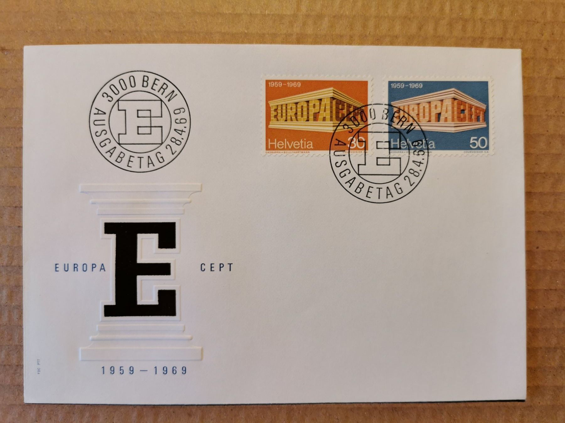 Tutti i francobolli: FDC Europa CEPT 1959  - 1969 – Usato da Pailly venduto da jme99