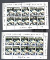 GIBRALTAR EUROPA CEPT série de 2 feuillets neufs ** 1984