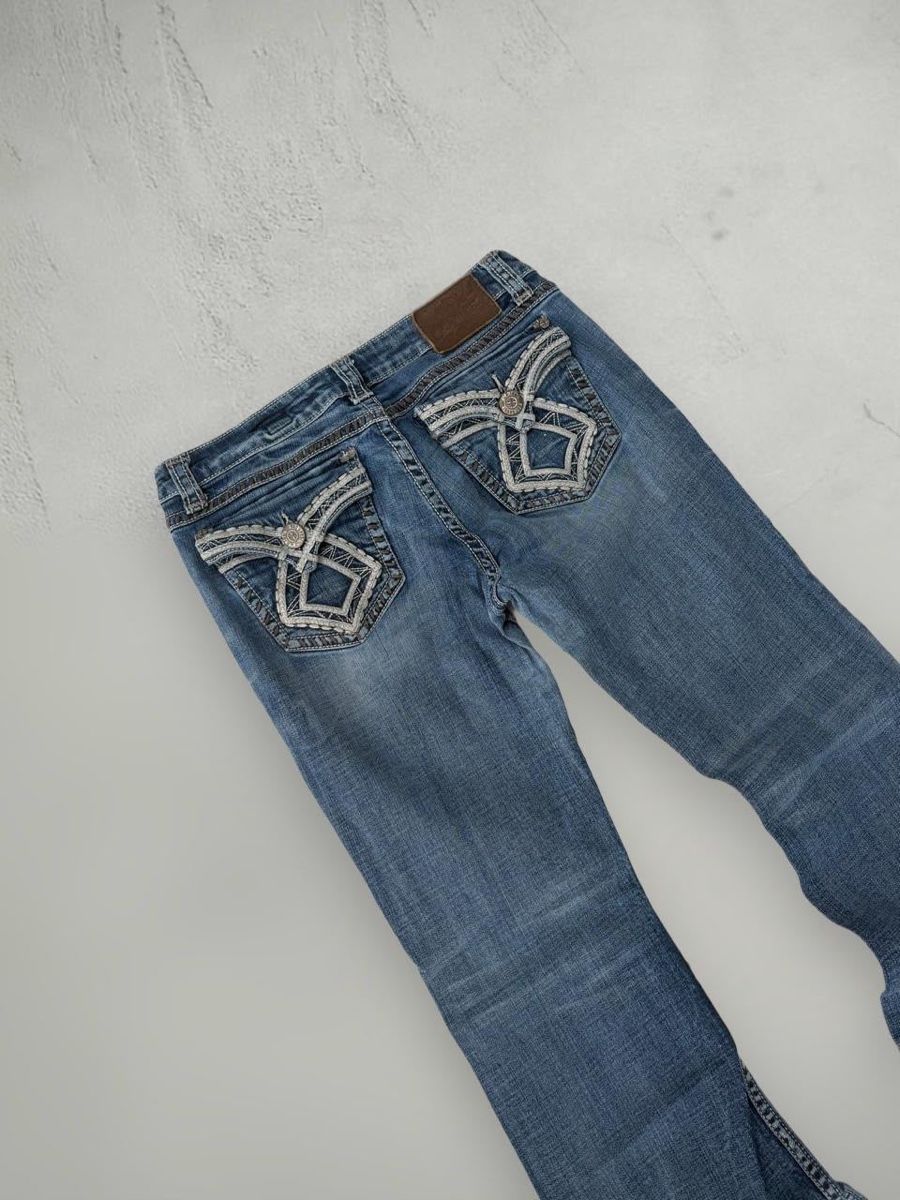 Jeans: Y2K 2000s Embroidered Bootcut Jeans – Neuf (Voir description) à Riehen par vintage_basel 3